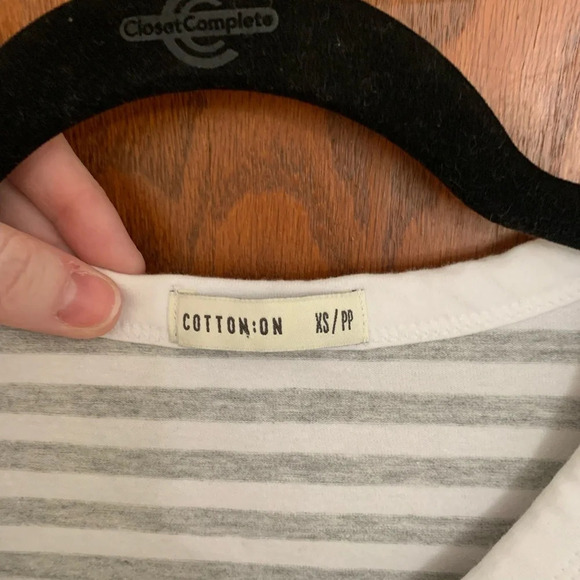 Cotton On Button Up Cropped Tee - Picture 5 of 6